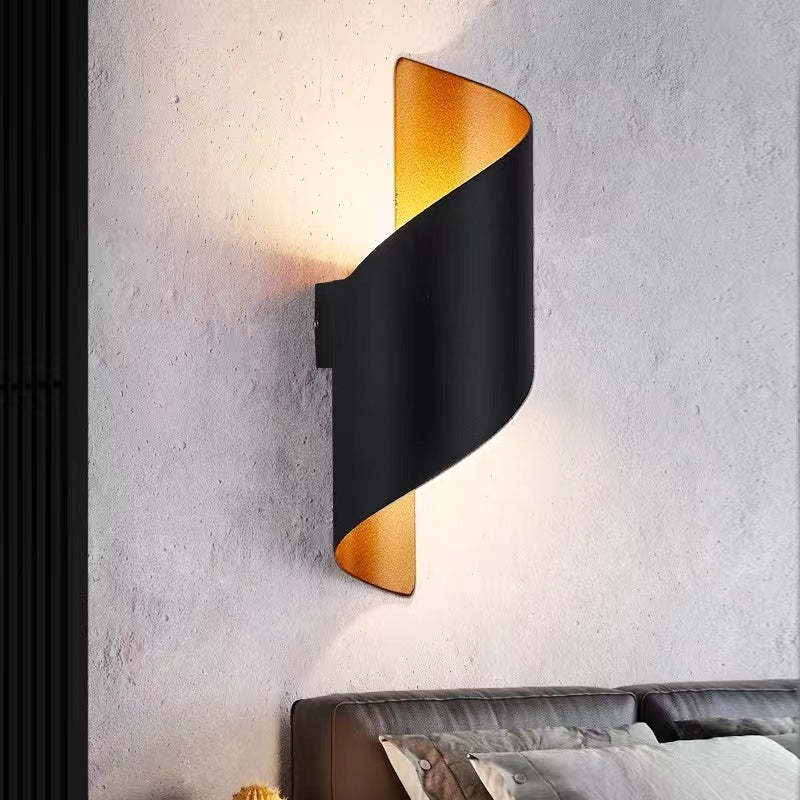 Modern Spiral LED Wall Lamp – TwistLight