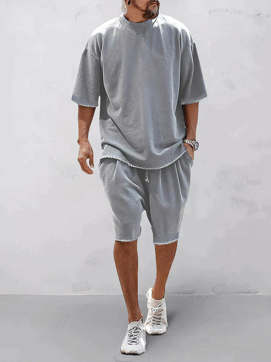 Casual men's sports set in loose-fit style – Cassian
