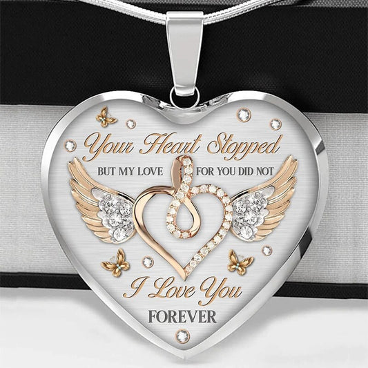 Engraved Heart Necklace – Sofie "Forever"