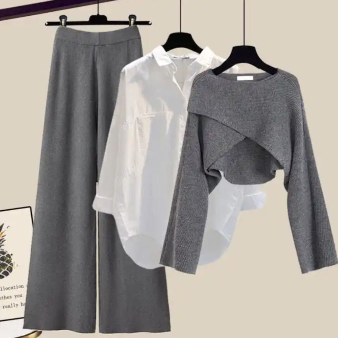Autumn Comfortable Women's 3-Piece Set – Liviana