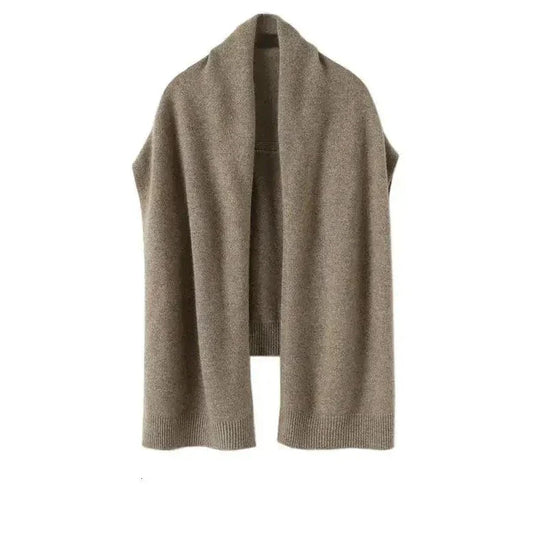 Ladies' knitted cape made of soft material – Lorena