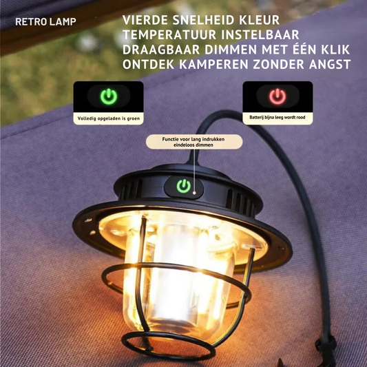 Portable LED Camping Lamp - VintaGlow