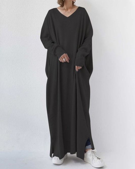 Summer Maxi Dress in Cotton-Linen Blend – Sorella