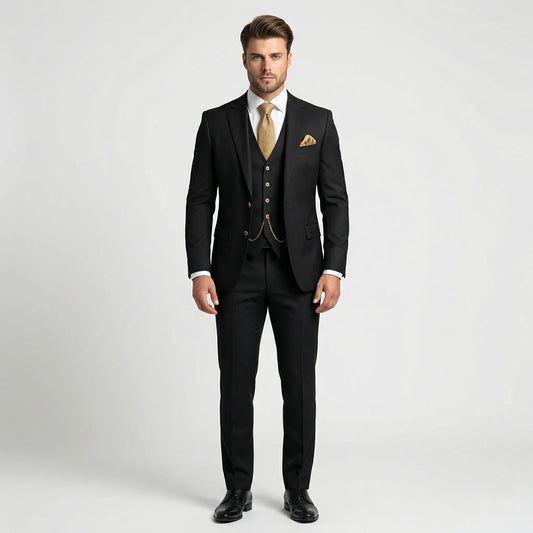 3-Piece Slim Fit Suit - Yannick