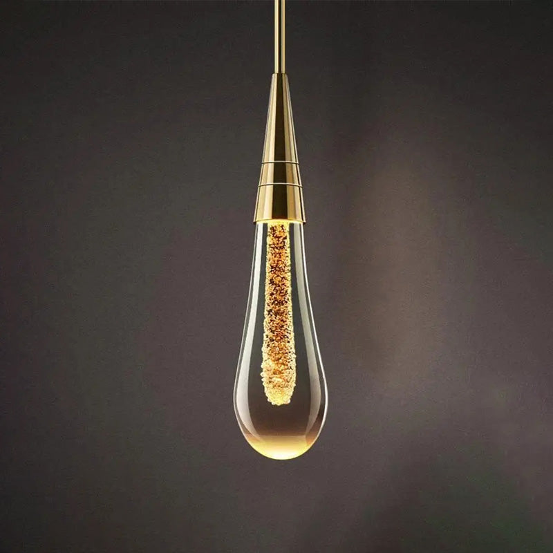 Drop-shaped Wall Lamp with Warm Glow - Solena