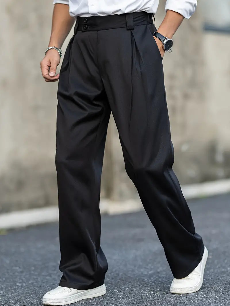 Loose-fitting trousers with pleats – Matteo