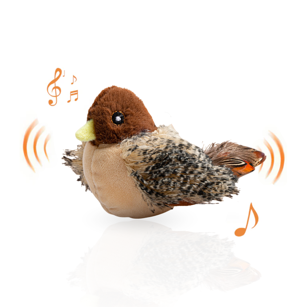 Interactive Cat Toy with Sound and Motion – FlappyChirp