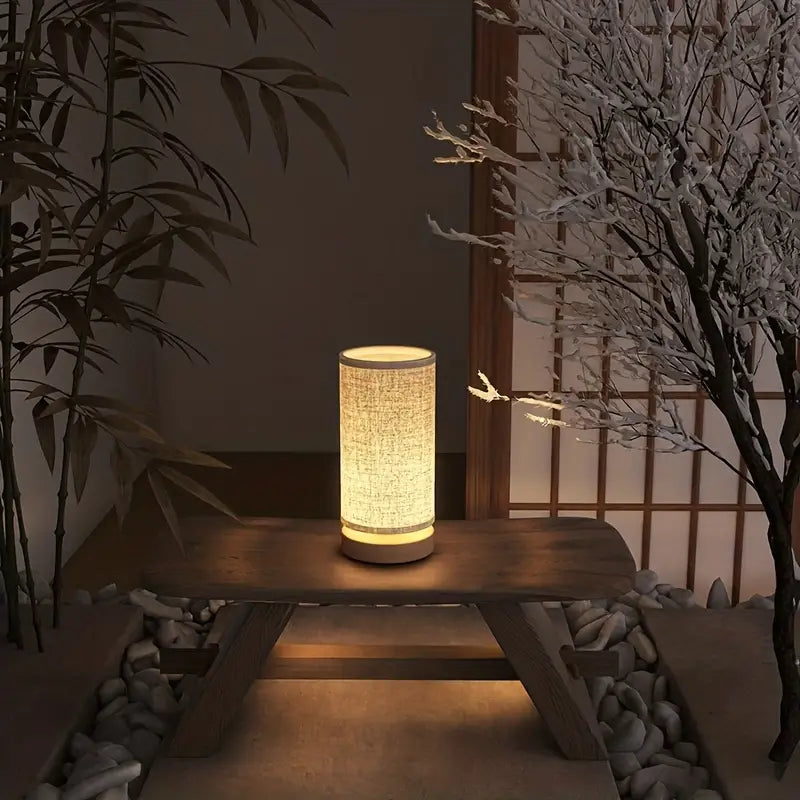 Linen-Look Night Lamp - LinoGlow