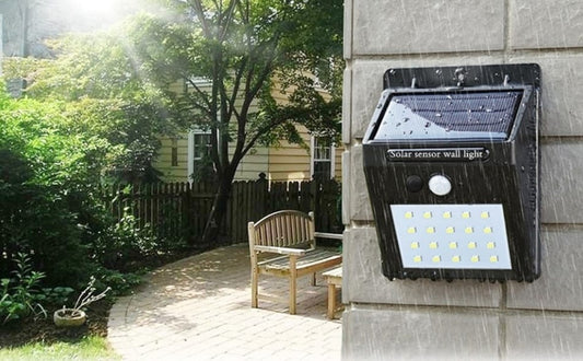 Set of 5 Solar LED Outdoor Lamps – LumaPath