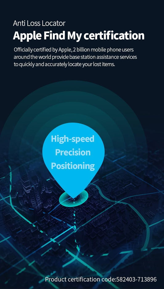 Smart Anti-Lost Locator Keyring – Real-Time Tracking with Find My – Zeyora