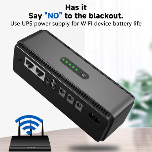 UPS backup battery 10,400 mAh – compact power supply – Nexora