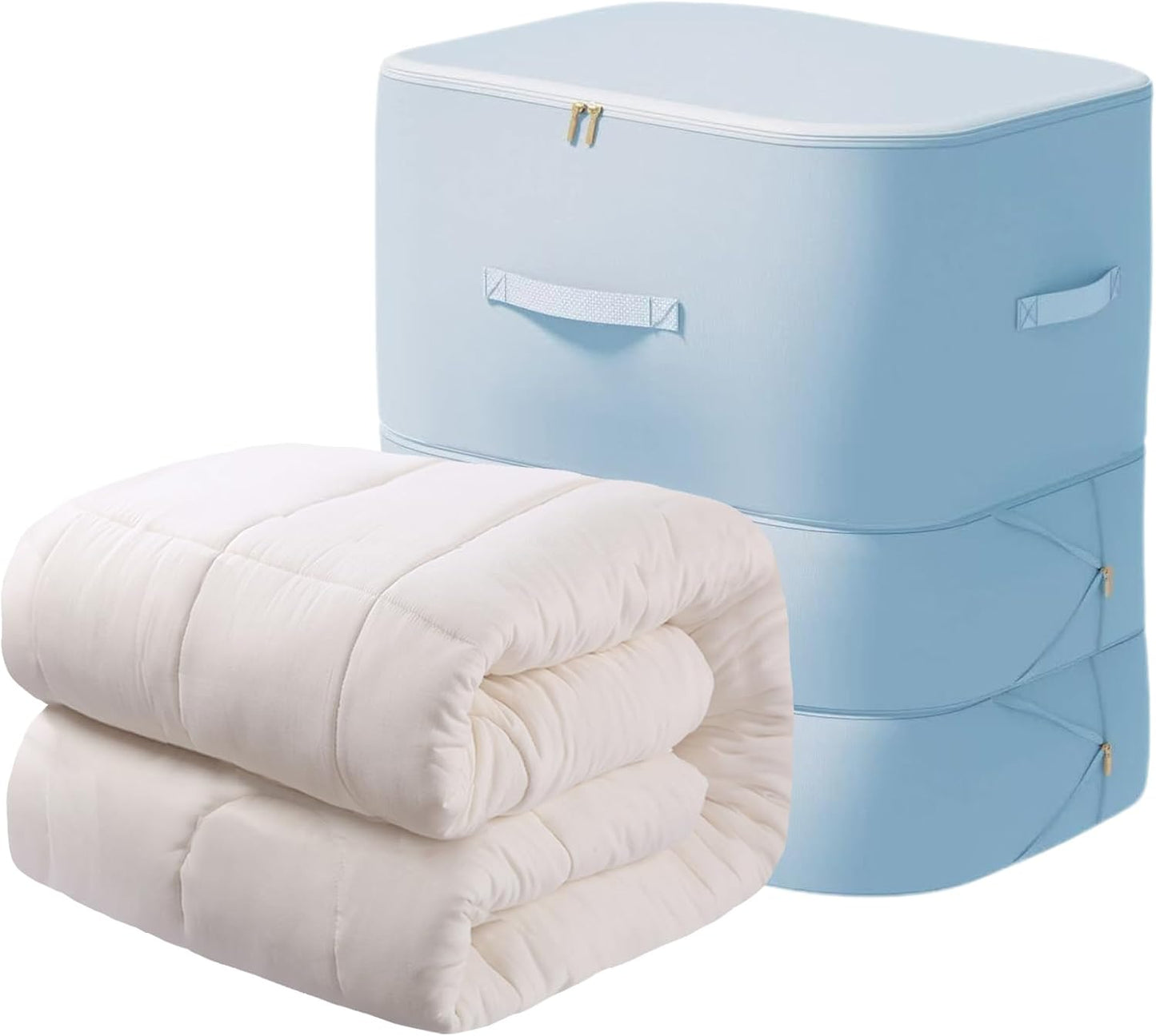 Large dustproof duvet storage bag with self-compression – Corvina