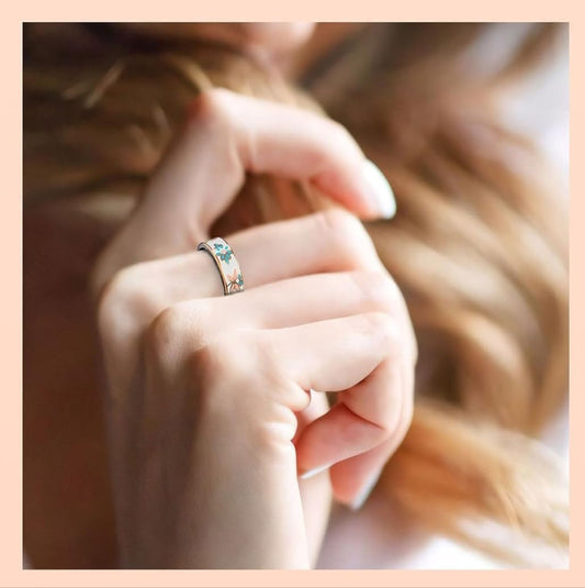 Smart Enamel Wellness Ring – Fitness and Sleep Tracker for iOS and Android – Aurina