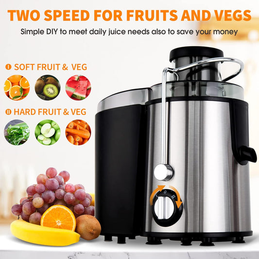 Cold-press juicer with 3 speeds – JuicePro