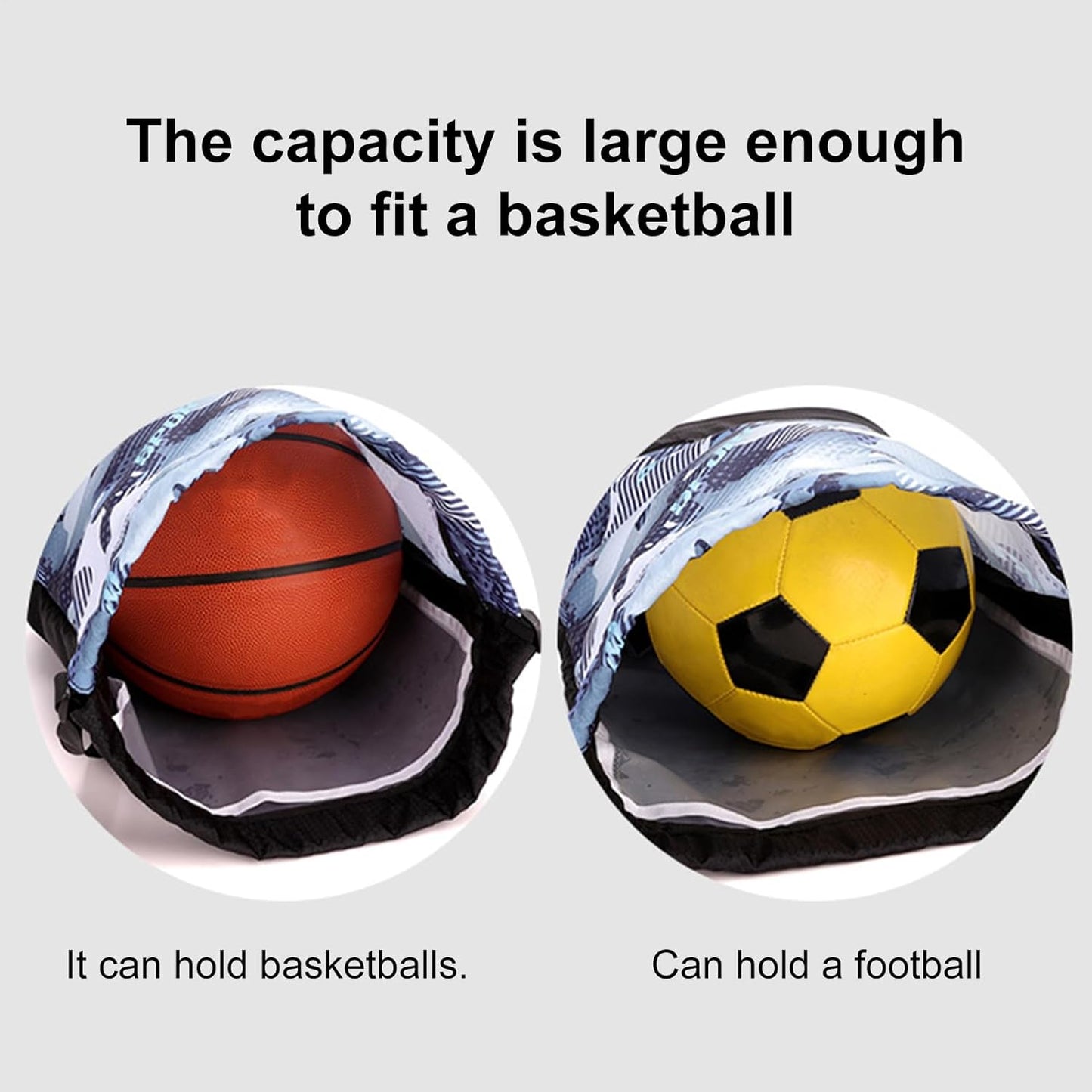 Portable sports bag with shoe compartment – Trivora
