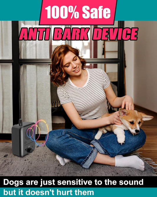Rechargeable ultrasonic anti-bark device with a 15-metre range – Calvero