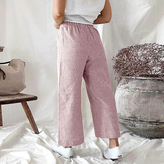Premium Linen Trousers for Women - Sophia