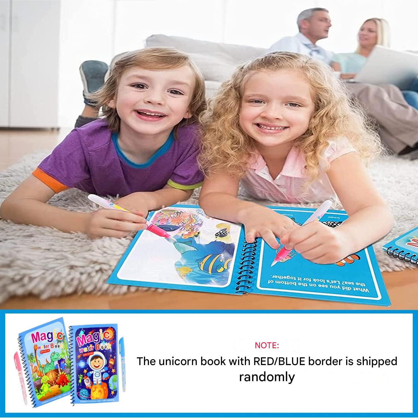 Set of 4 Reusable Watercolour Books – AquaColor Books