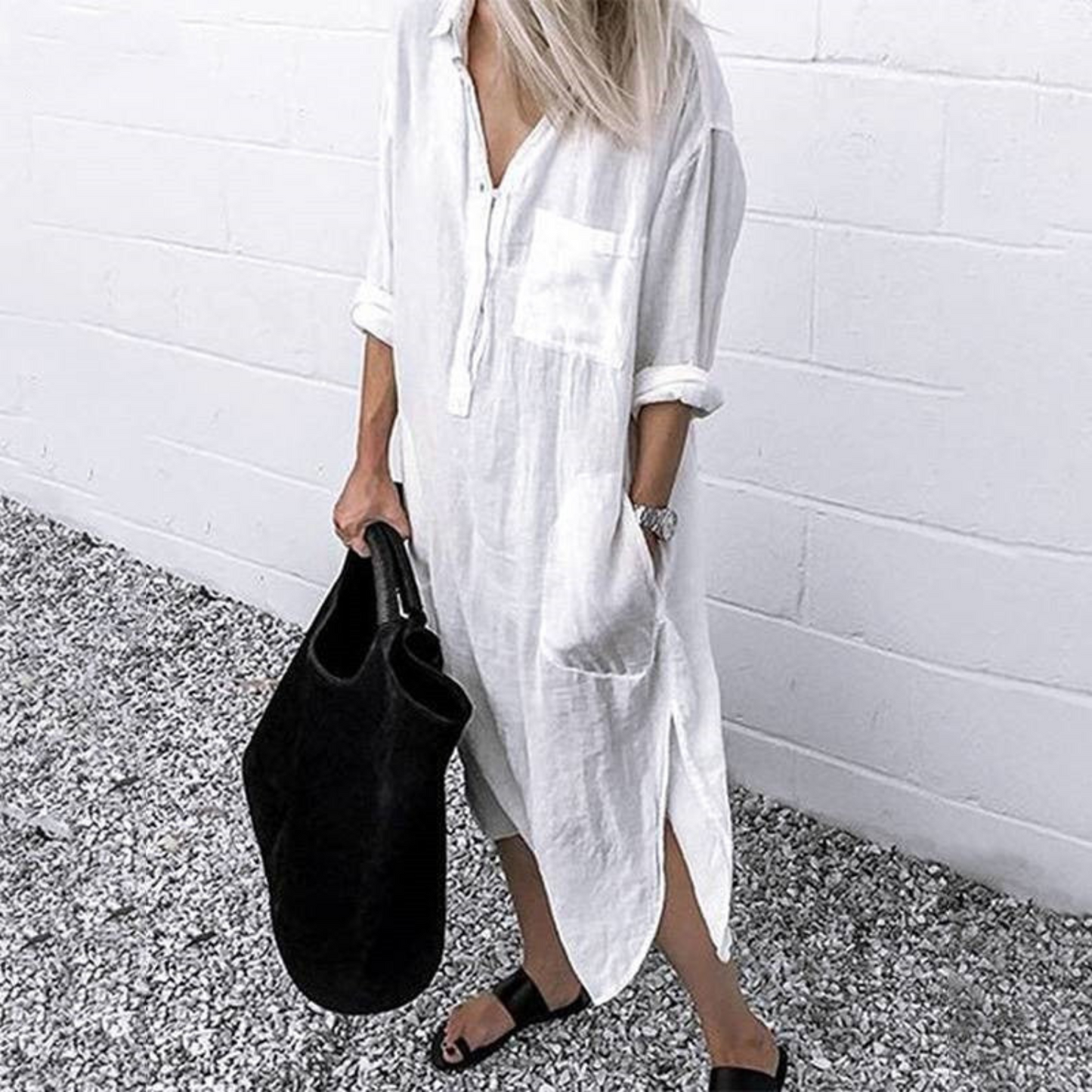 Smooth and Comfortable Long Summer Dress - Mila