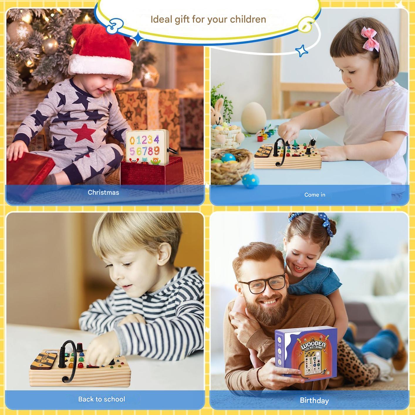 Interactive Montessori Board for Toddlers - BrightStart