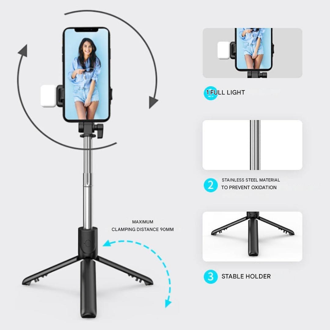 Bluetooth Selfie Stick & Tripod - FlexiShot
