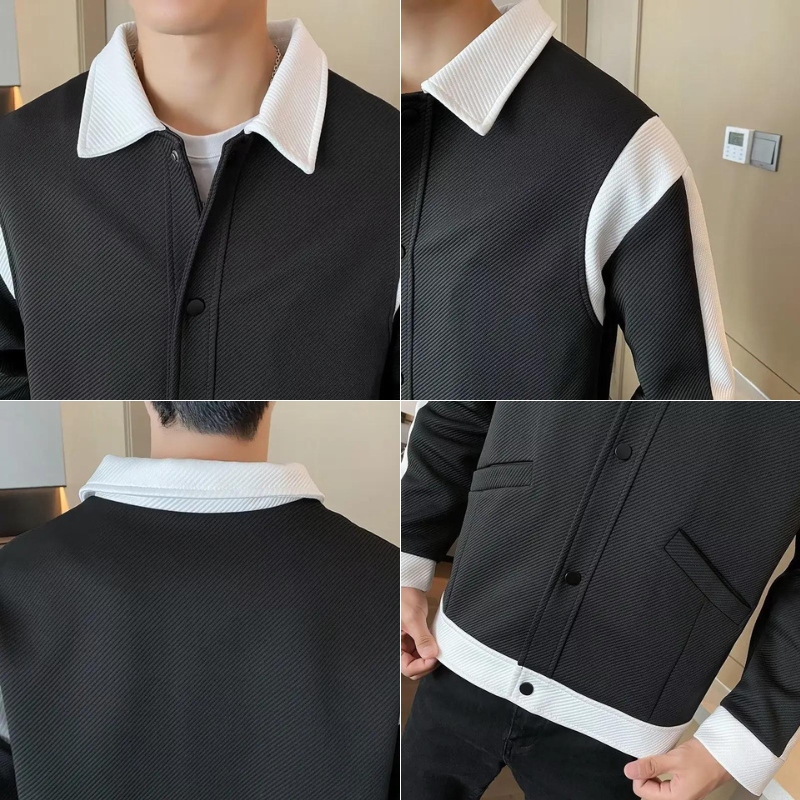 Patchwork Jacket for Men - Alessandro
