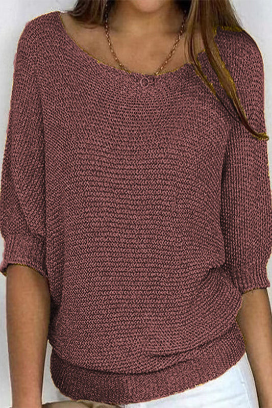 Batwing Sleeve Women's Sweater with Loose Fit – Mira