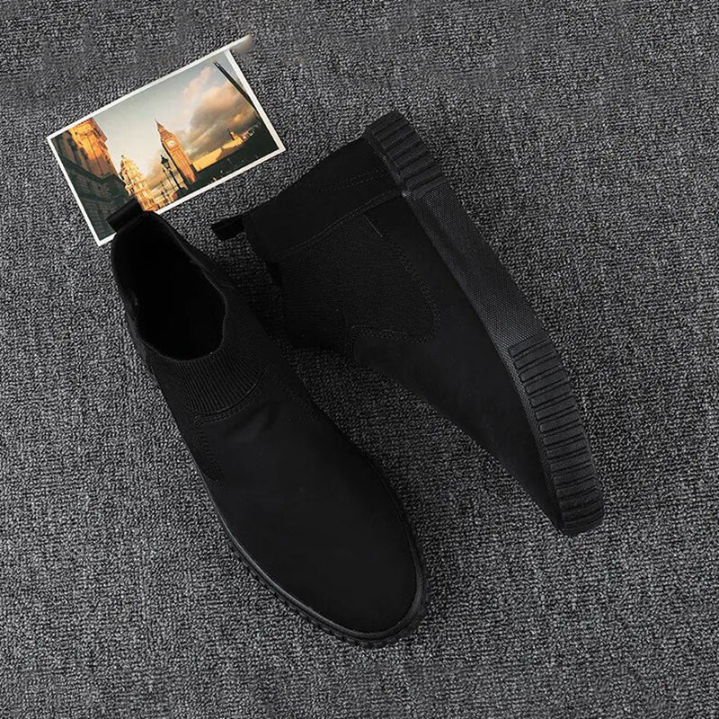 Men's canvas high-top sneakers – Lennard Autumn Edition