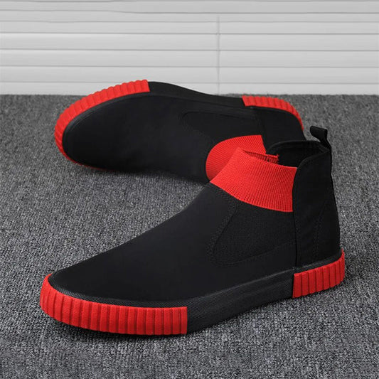 Men's canvas high-top sneakers – Lennard Autumn Edition