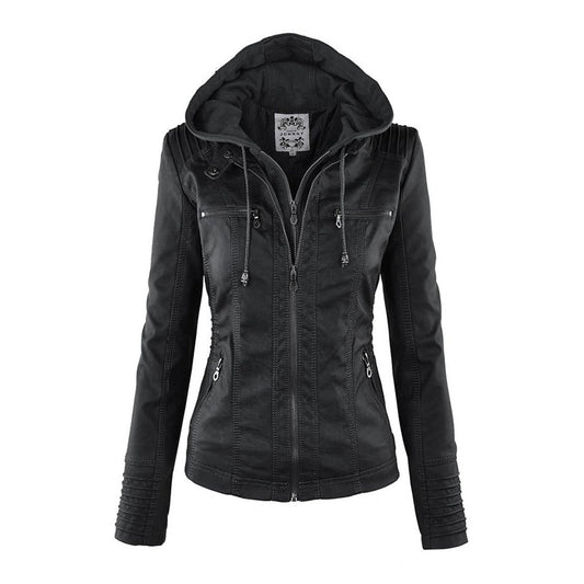 Fashionable Leather Jacket - Zara