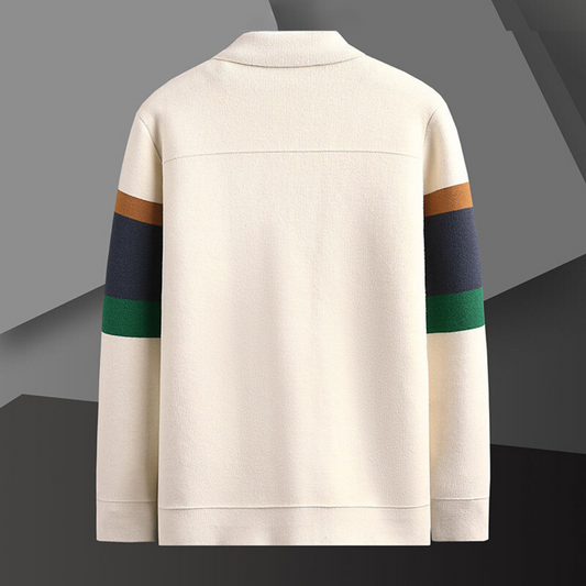 Herenvest with Button Closure and Stripes – Enzo