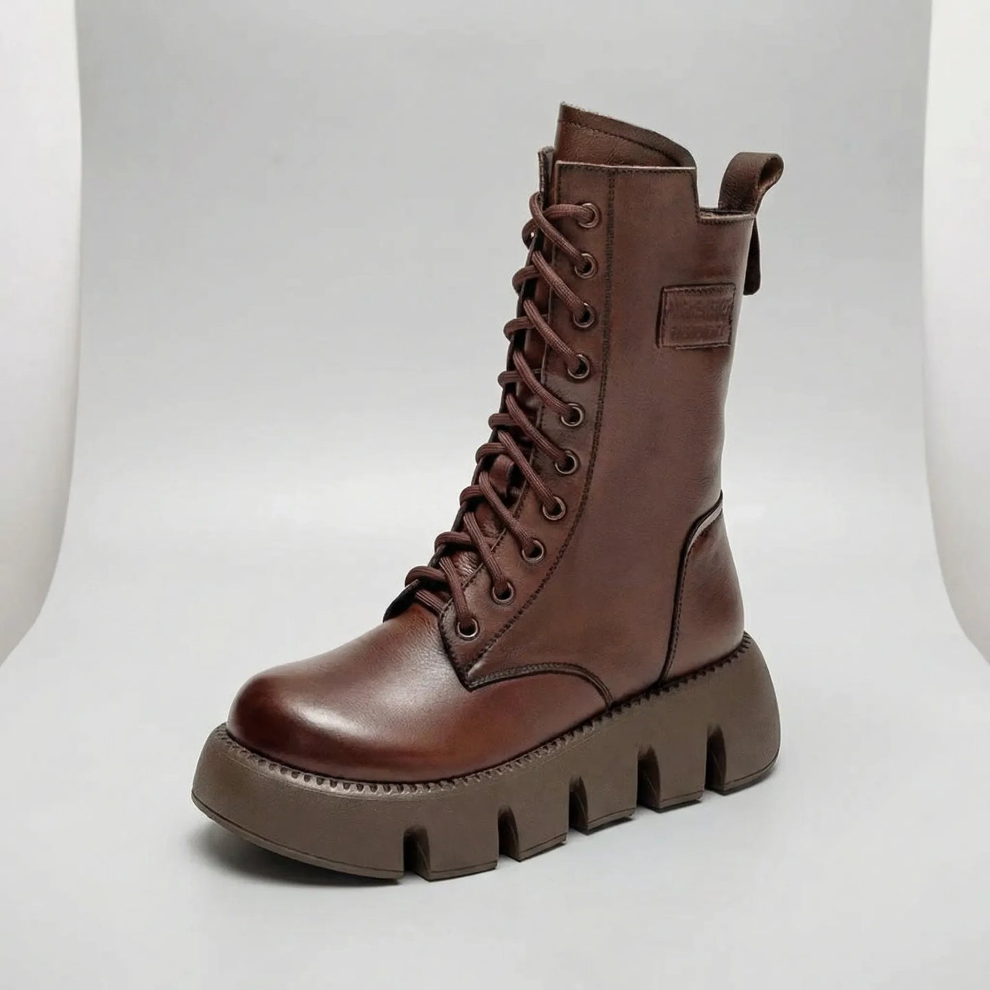 Chunky Platform Combat Boots - Marla