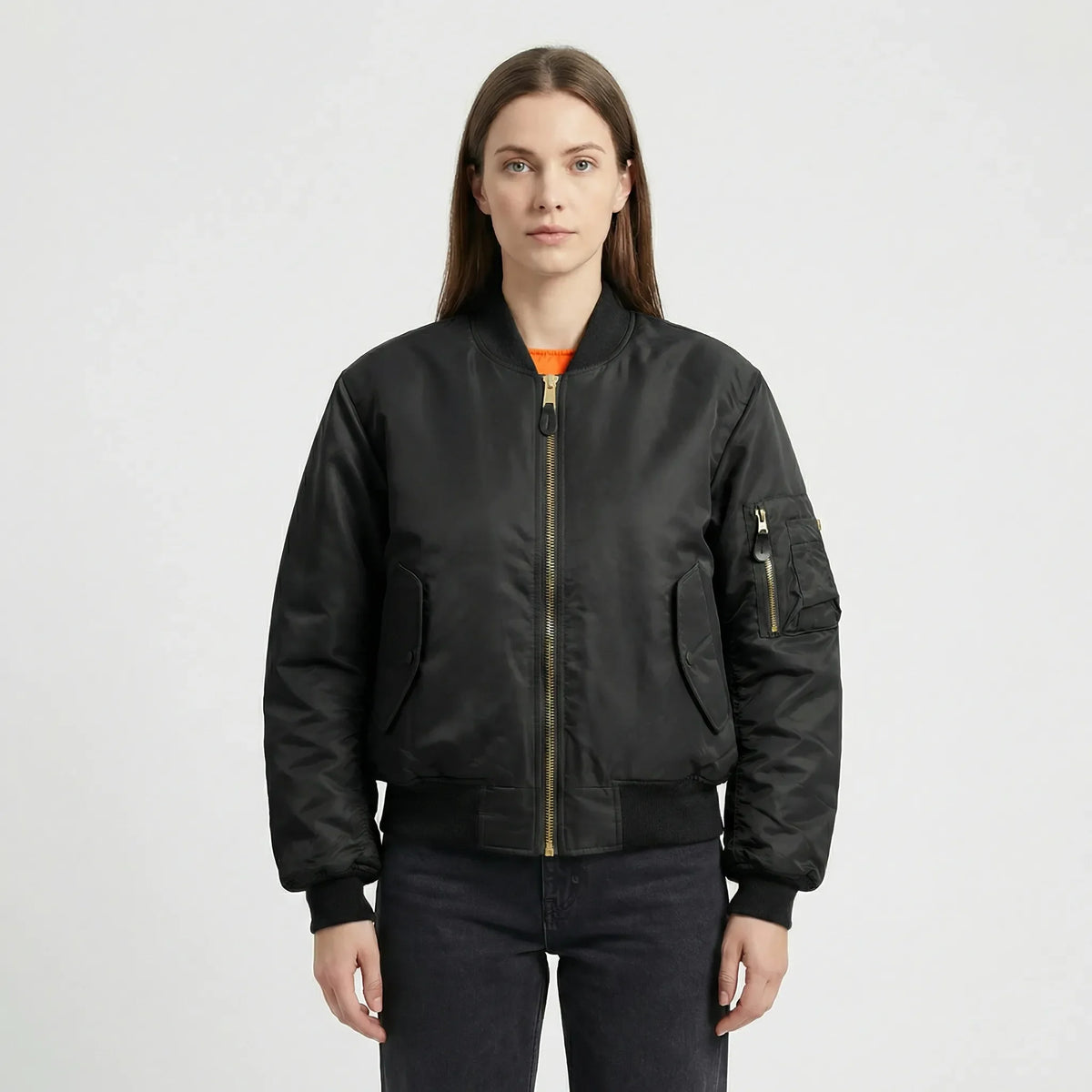Classic Bomber Jacket Design - Nicole