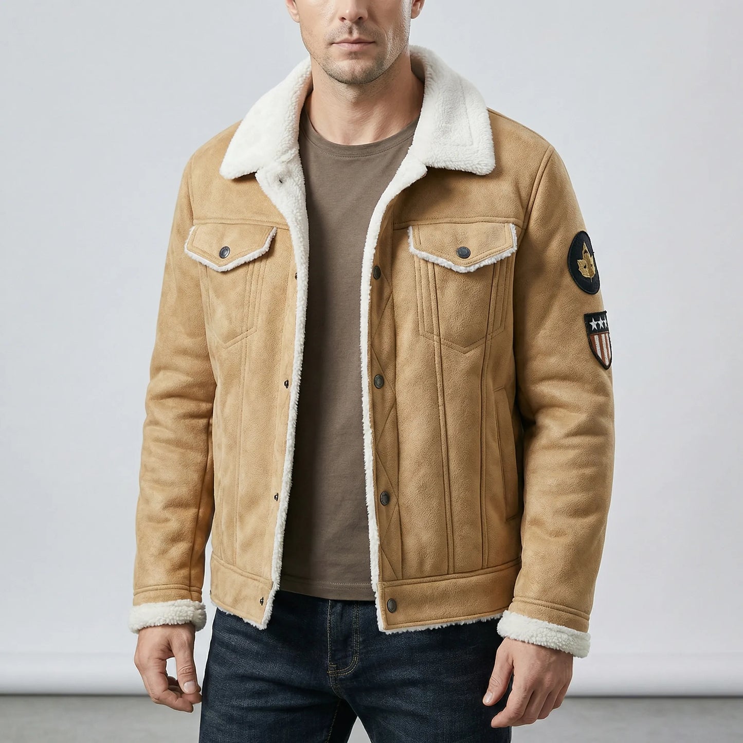 Classic Men's Biker Jacket - Mio