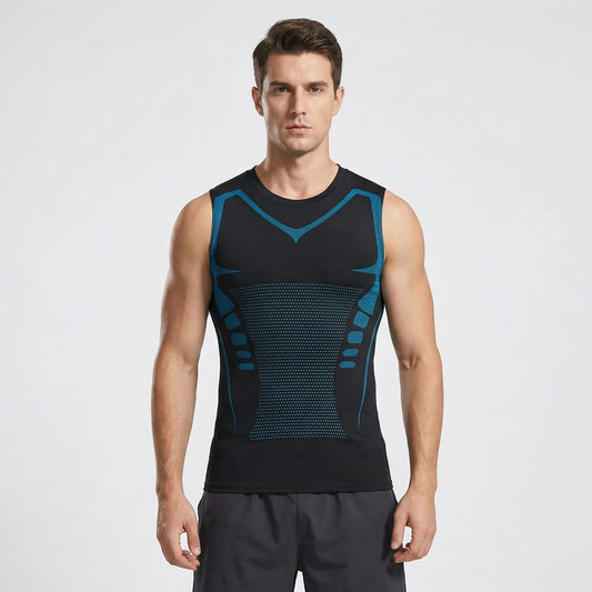 Close-Fit Graphic Print Training Top - Armando