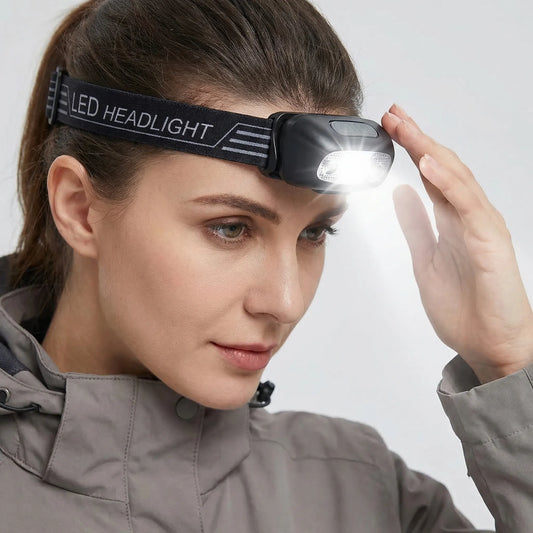 Compact Head-Mounted LED Torch - Lumitrax