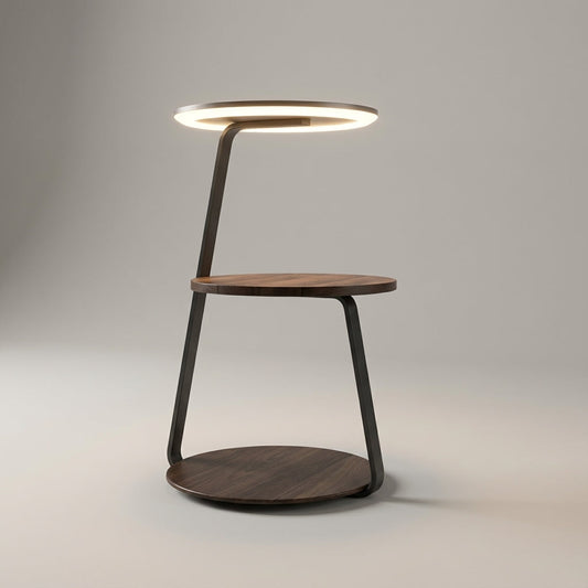 Compact Lamp Side Table - Sidevael