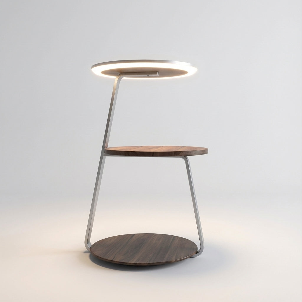 Compact Lamp Side Table - Sidevael