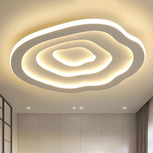Ceiling Acrylic Lamp with Warm & White LED Light - Auralis