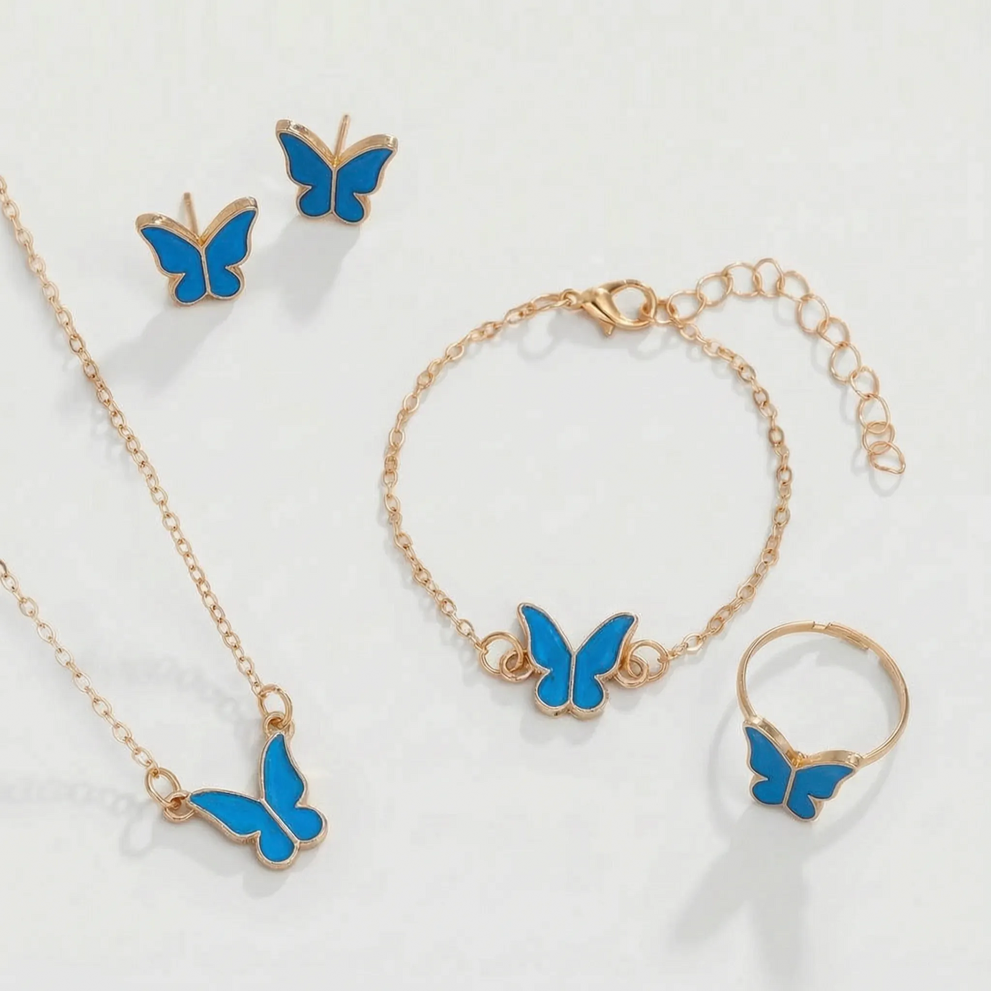 Delicate Butterfly Charm Chain - Fluttena