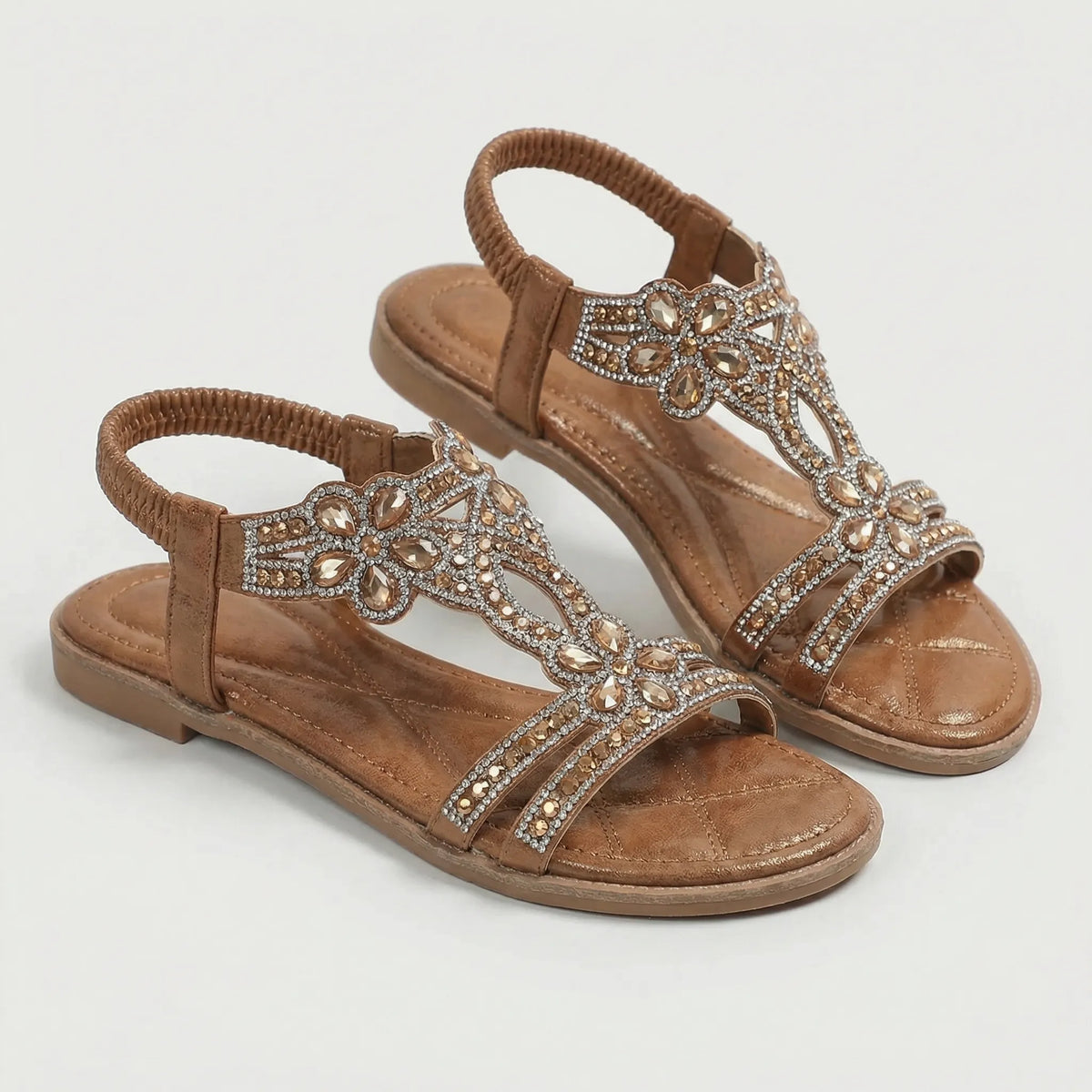 Embellished Orthopaedic Sandals - Alissa