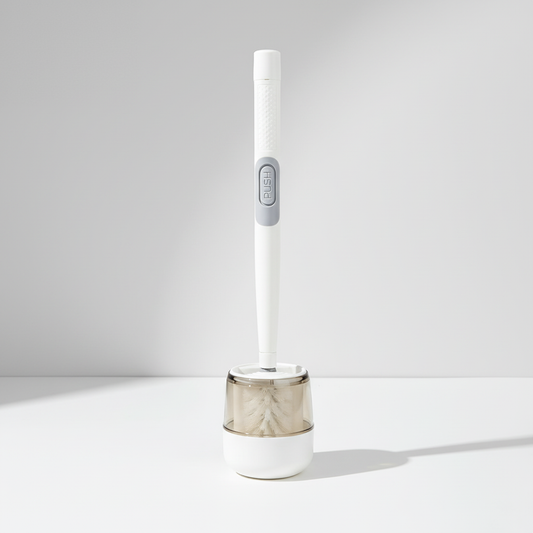 Ergonomische Toilettenbürste Mit Halter - GlideScrub