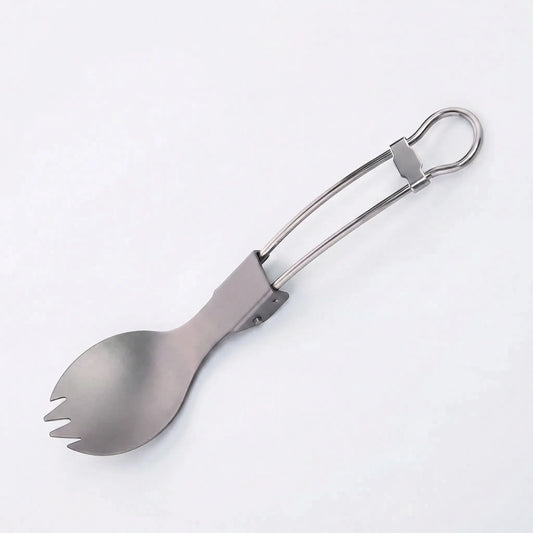 Foldable Titanium Spork Utensil - Campork