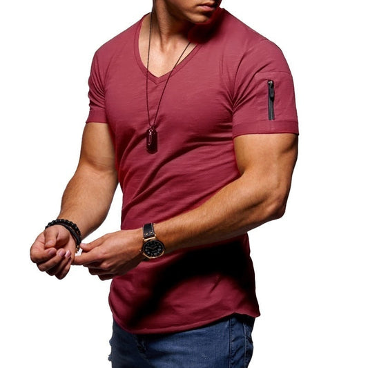 Men's V-neck Sports Shirt – Milan