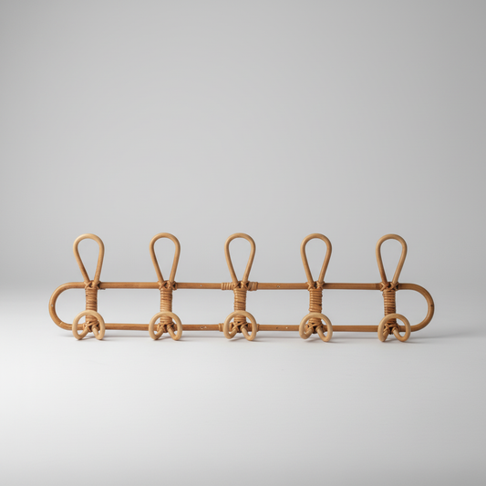 Handgewebter Rotan Wandhaken - RattanNook