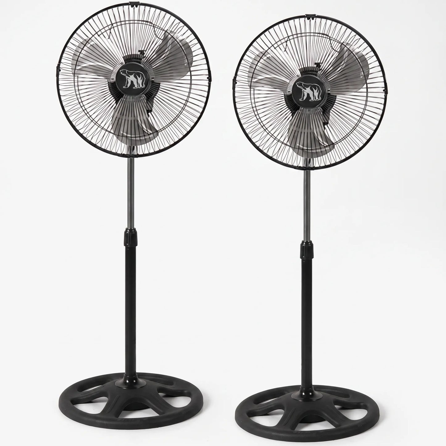Height-Adjustable Three-Speed Pedestal Fan Set - Breesia