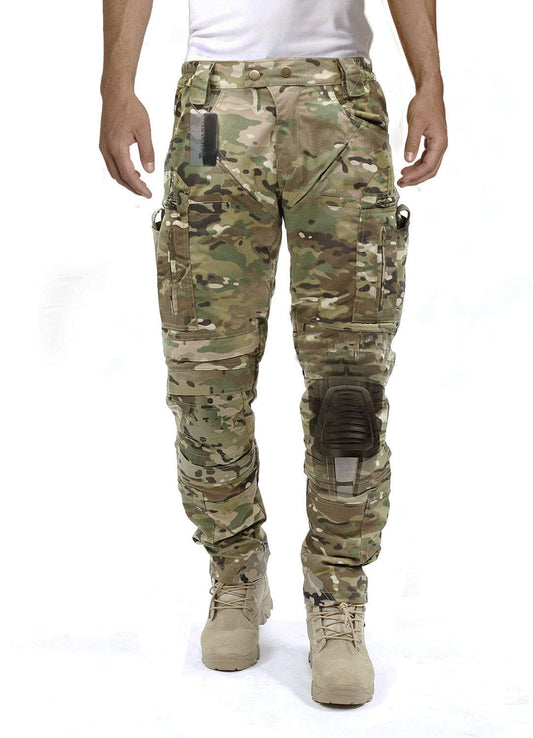 Men's Cargo Trousers with Knee Protection – Tobias