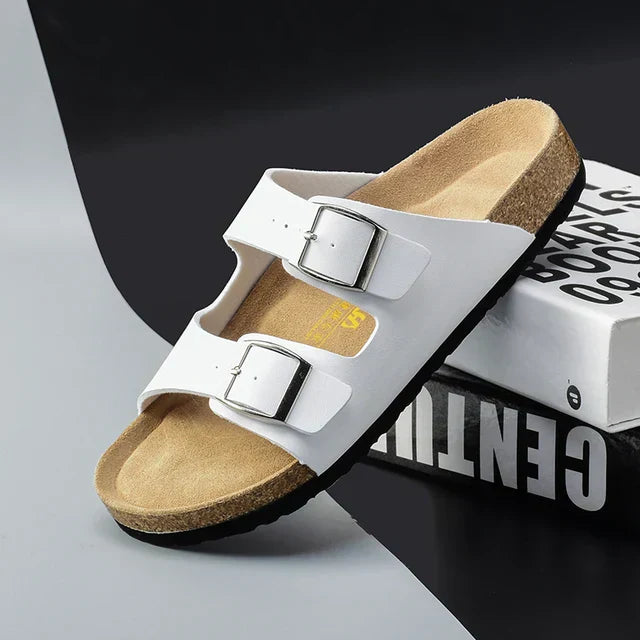 Airy & Comfortable Men's Leather Sandals with Adjustable Straps – Matteo