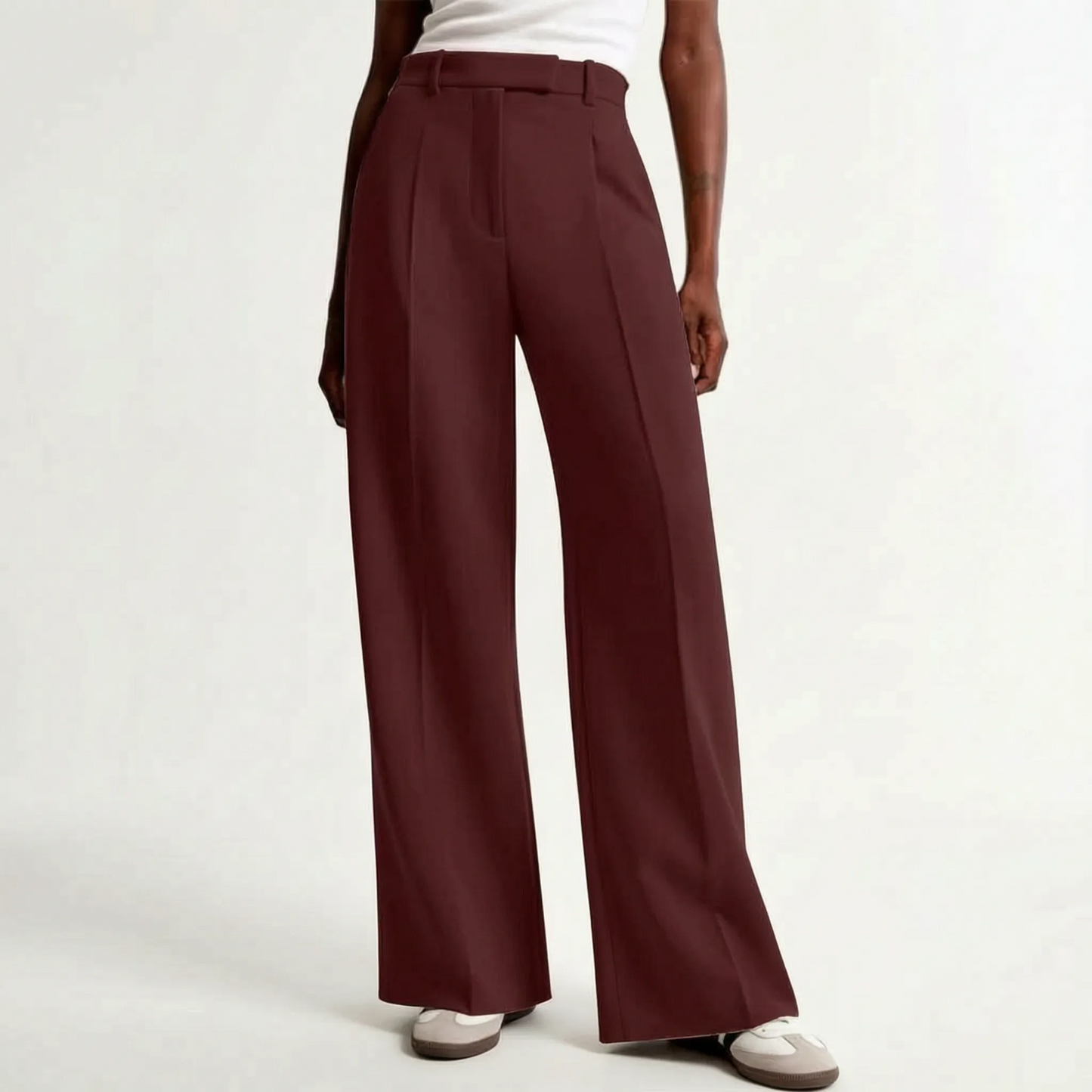 High-Waisted Wide-Leg Trousers - Gail