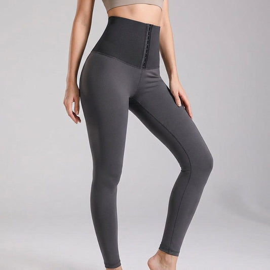 Hochtaillierte Sportleggings Mit Stützbund - Vivian